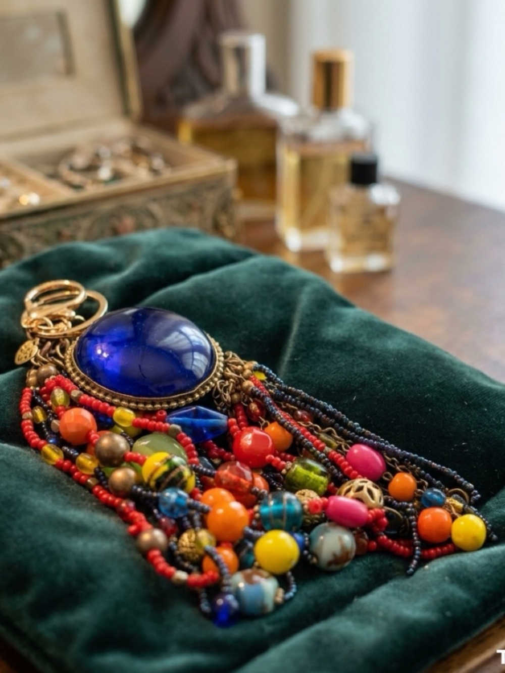 BLUE DREAM RAINBOW PURSE CHARM